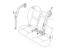Ремень клиновой NISSAN 88842-6LD8A