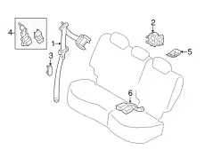 Ремень клиновой NISSAN 88844-9UF8A