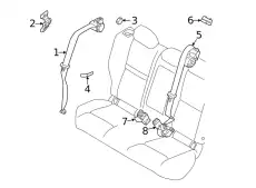 Ремень клиновой NISSAN 88884-6RR5B