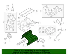 MANIFOLD-INTAKE 14001-ET00B NISSAN