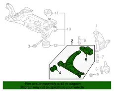 Рычаг подвески VAG 3C0 407 151 G