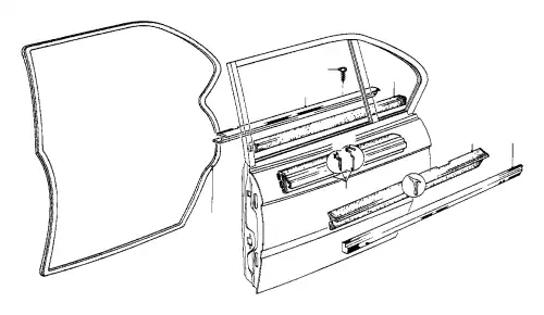 Уплотнитель двери BMW 51 22 1 816 710
