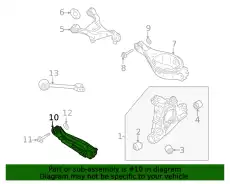 LINK COMPL-LOWER,REAR SUS 551A0-6RR0B NISSAN