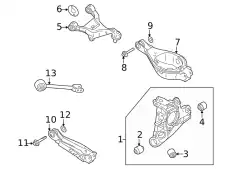LINK COMPL-LOWER,REAR SUS 551A0-6RR0B NISSAN