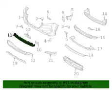 Решетка радиатора NISSAN 62254-6RR0A