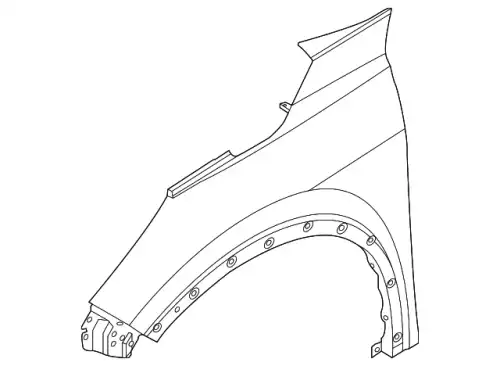 FENDER-FRONT,RH 63100-6RR0A NISSAN