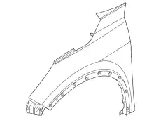 FENDER-FRONT,LH 63101-6RR0A NISSAN