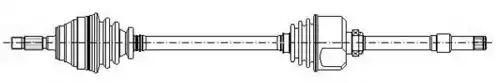 Привод в сборе R 17-0375 METELLI