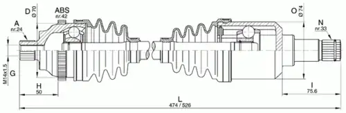 Рулевая тяга OPEN PARTS DRS6290.00