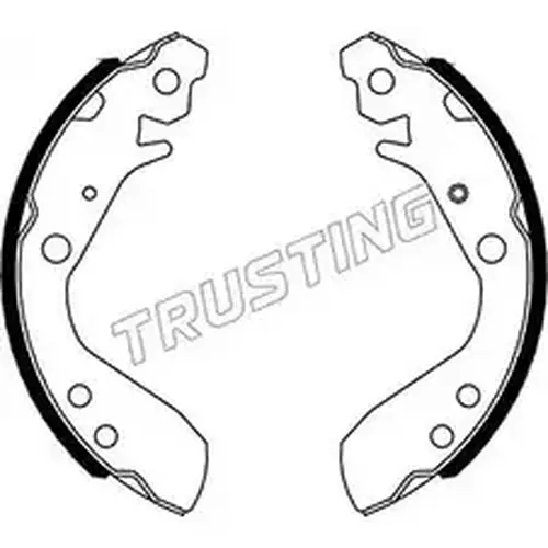 Комплект тормозных колодок 044.031 TRUSTING