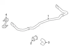 Тяга стабилизатора PORSCHE 997 333 070 04