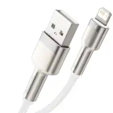 Baseus Cafule Series Metal Data Cable USB to IP 2.4A 1m White CALJK-A02