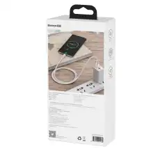 Baseus Cafule Series Metal Data Cable USB to Type-C 66W 1m White CAKF000102