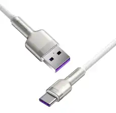 Baseus Cafule Series Metal Data Cable USB to Type-C 66W 1m White CAKF000102