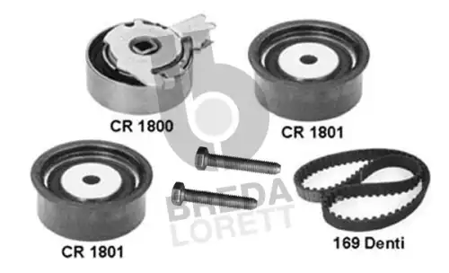 ремкомплект ГРМ Opel KCD 0022 BREDA LORETT