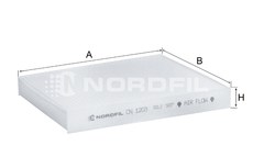 Салонный фильтр NORDFIL CN1203