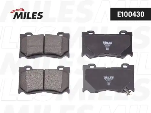 Тормозные колодки дисковые передняя ось MILES E100430