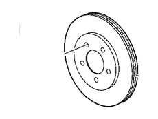 Тормозные колодки дисковые DODGE 05018592AB