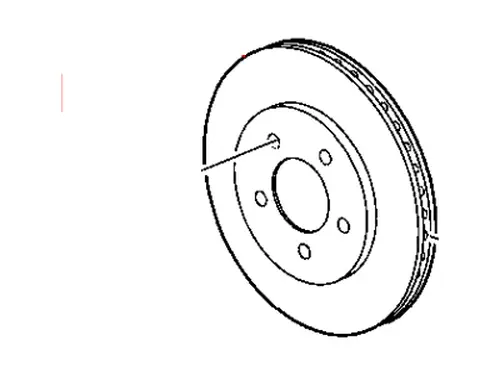 Тормозные колодки дисковые DODGE 05018592AB