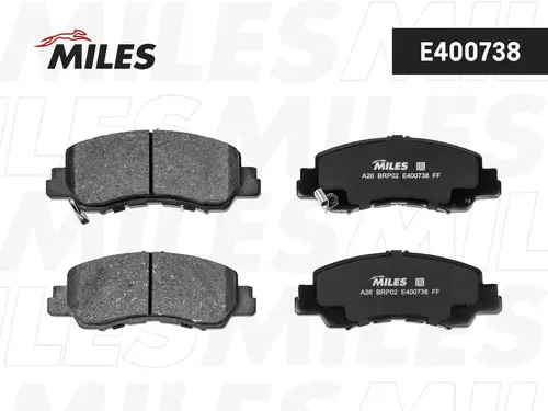 Тормозные колодки дисковые MILES E400738