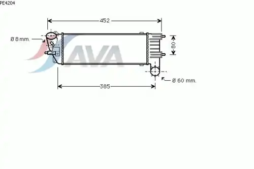 Интеркулер AVA PE4204