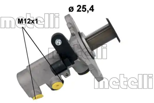 Главный тормозной цилиндр 05-1253 METELLI
