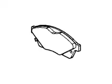 Тормозные колодки дисковые CADILLAC 20941707