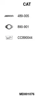 Катализатор MD001076 FA1