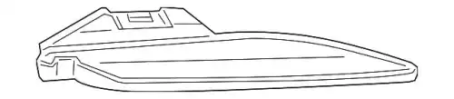 Фонаpь 95B953081E PORSCHE
