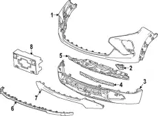 F-MOLDING 42770734 GM