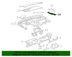 MOLDING 85132753 GM