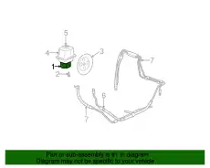 Насос гидроусилителя руля GM 15752311