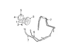 Насос гидроусилителя руля GM 15752311