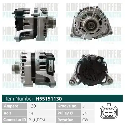 Генератор HOFFER H55151130