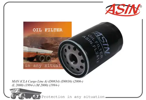 Фильтр масляный ASIN ASINFL2412