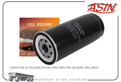 Фильтр масляный ASIN ASINFL2546