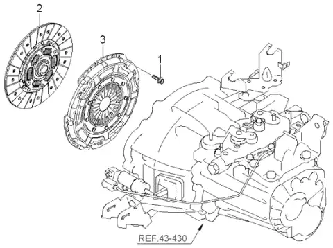 Диск сцепления HYUNDAI / KIA 41100-23030