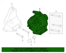 ALTERNATOR ASY BK3Z10346C FORD