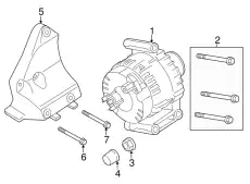 ALTERNATOR ASY BK3Z10346C FORD