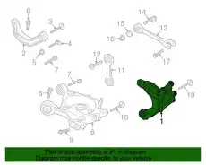 Кулак поворотный FORD FR3Z5B758J