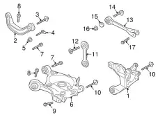 Кулак поворотный FORD FR3Z5B758J