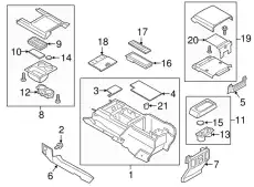 Коврики в салон FORD HC3Z25045G34ED