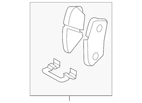Тормозные колодки дисковые MOBIS 58101F6A22