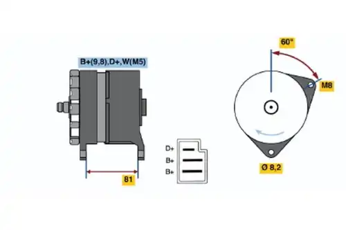 Генератор BOSCH 0120489251