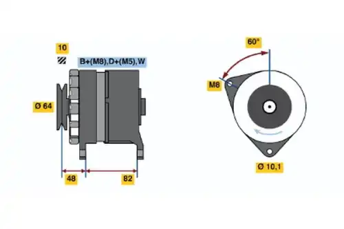 Генератор BOSCH 0120469953