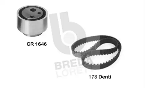 ремкомплект ГРМ Fiat KCD 0078 BREDA LORETT