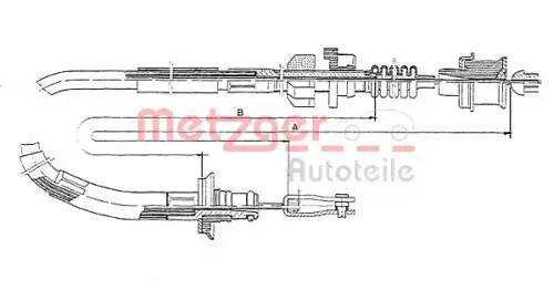 Рулевая тяга METZGER 18.162