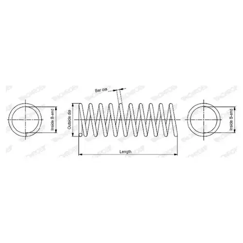 патрубок радиатора BMW SP0769 MONROE