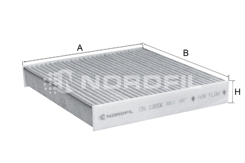 Салонный фильтр NORDFIL CN1265K