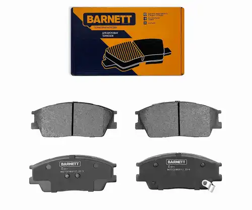 Тормозные колодки дисковые BARNETT KI011